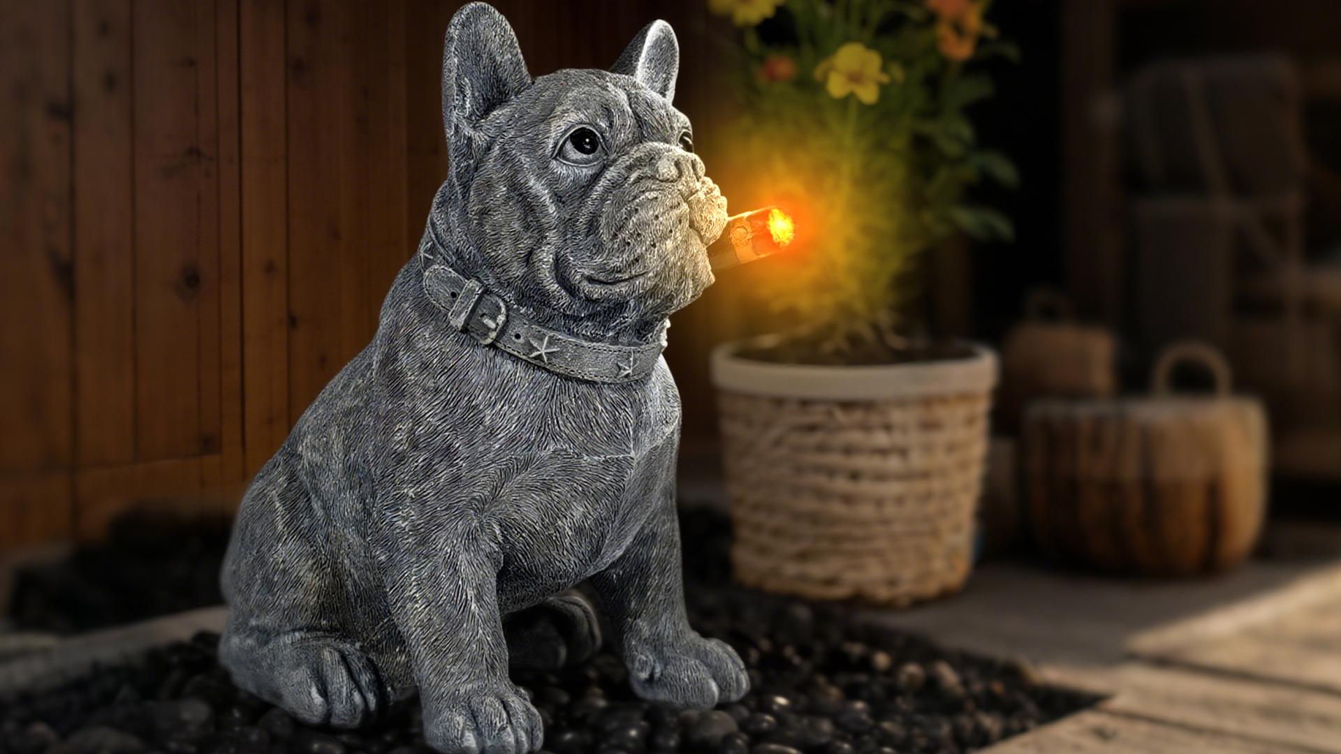 Amazon.com: Miggley Dog Solar Garden Statue with LED Light